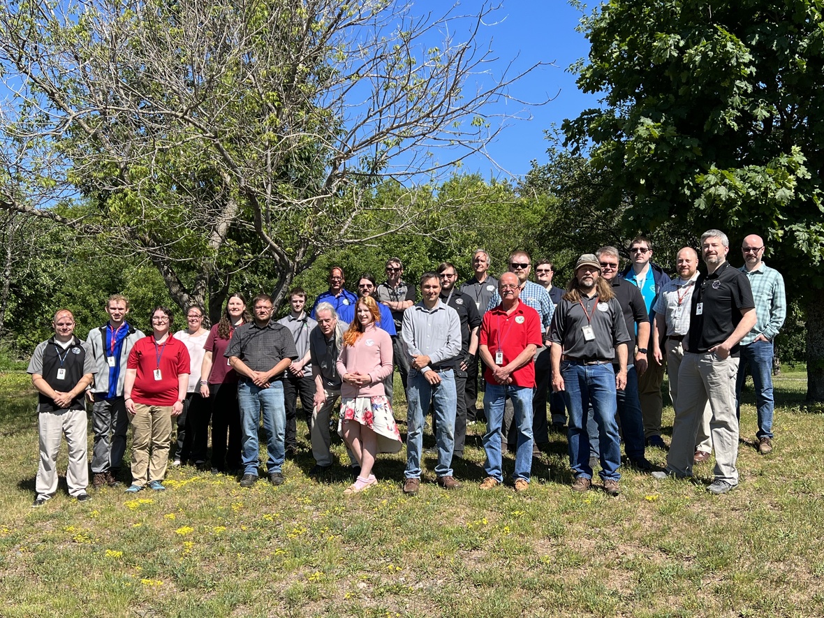 Staff photo taken outside the Copper Country ISD in the summer of 2022